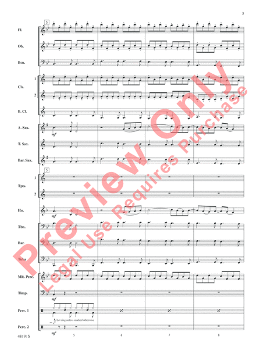 The Never Ending Story Concert Band scores gallery preview page 4