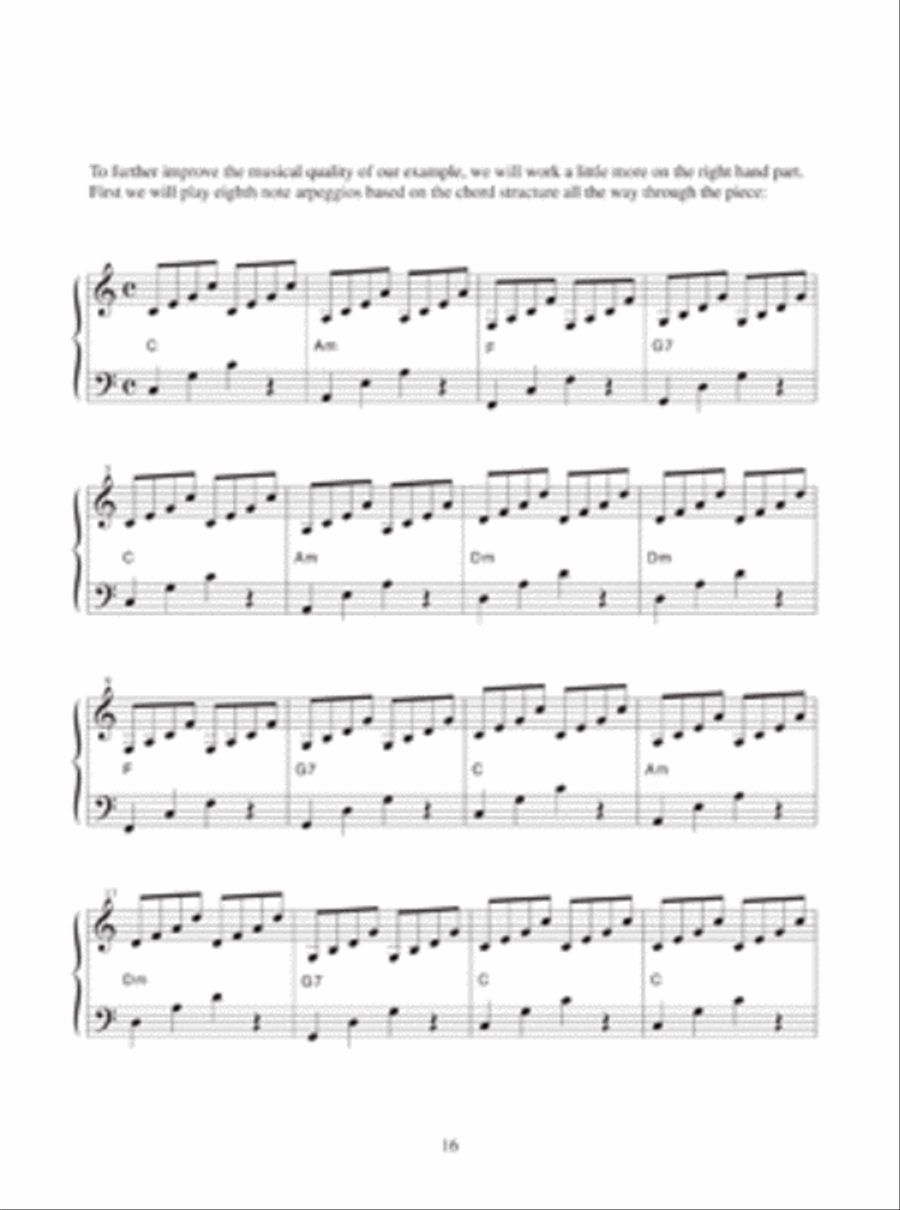 Improvisation Step by Step Piano Method scores gallery preview page 5