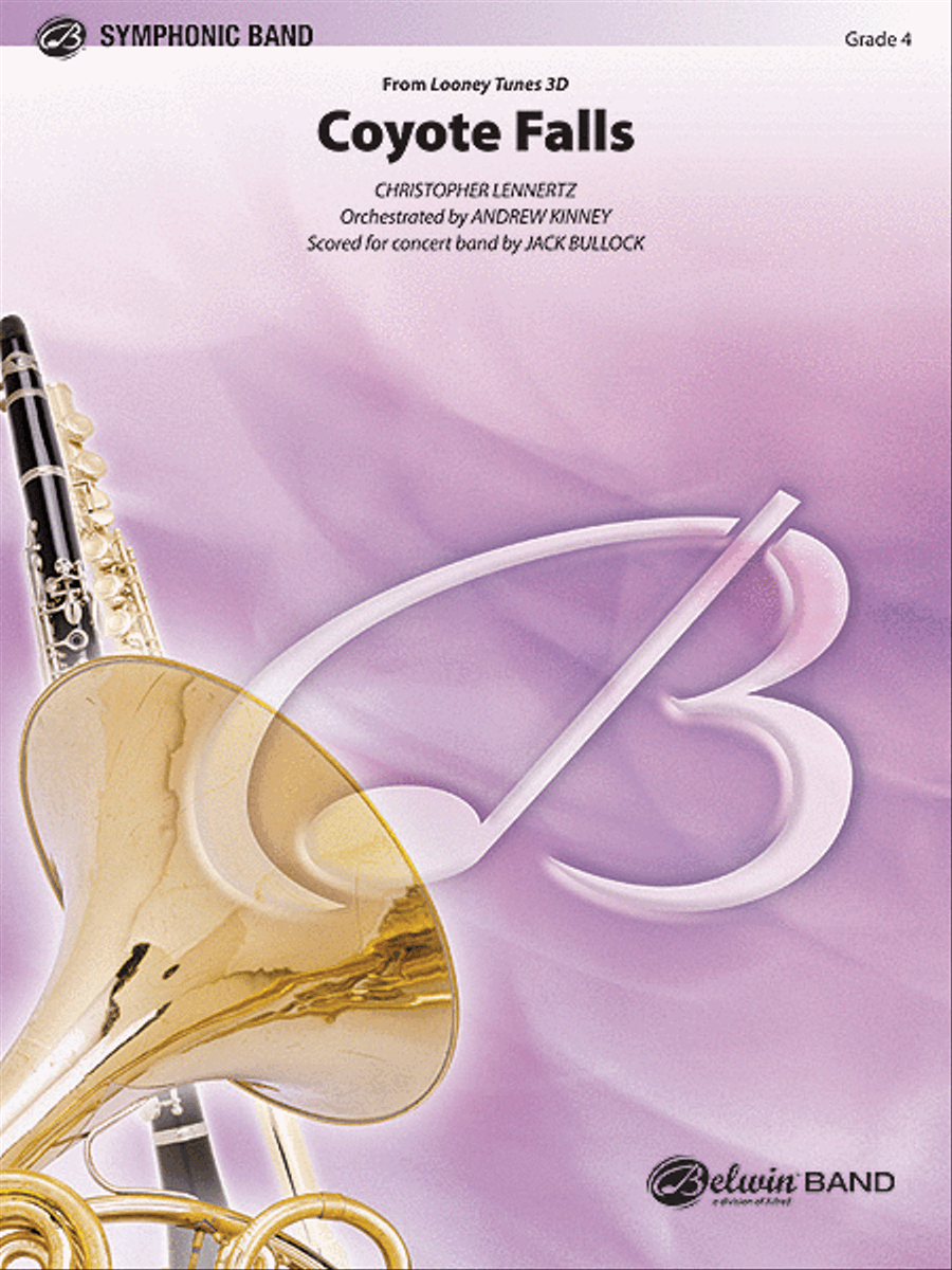 Coyote Falls (from Looney Tunes 3D) Concert Band scores gallery preview page 1