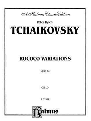 Book cover for Tchaikovsky: Rococo Variations, Op. 33