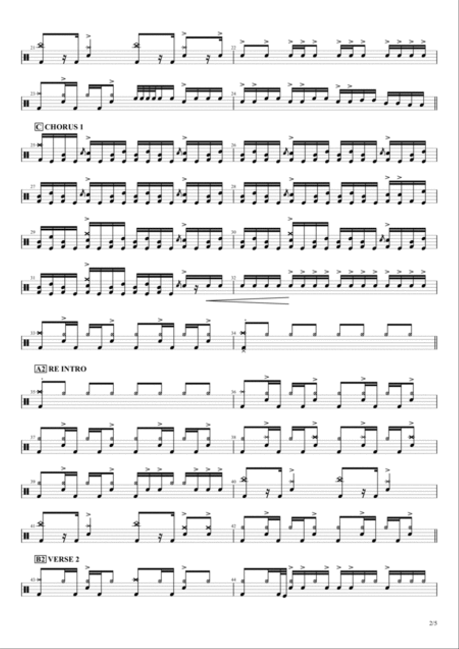 Fuel Drum Set scores gallery preview page 2