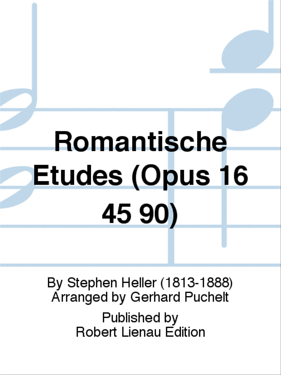 Romantische Etudes (Opus 16 45 90) Piano Method scores gallery preview page 1
