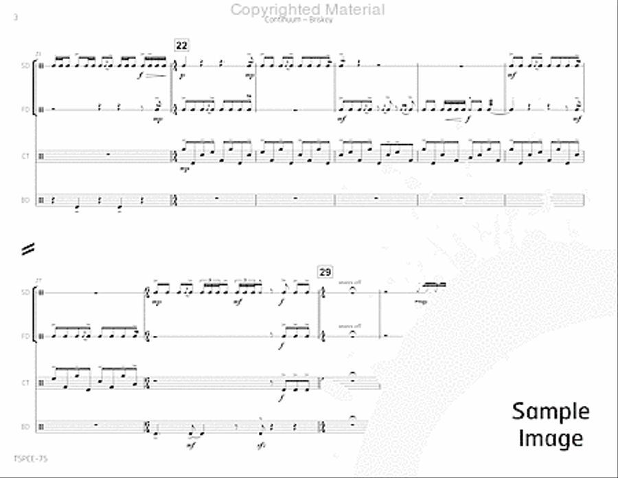 Continuum Continuum Percussion Ensemble scores gallery preview page 7