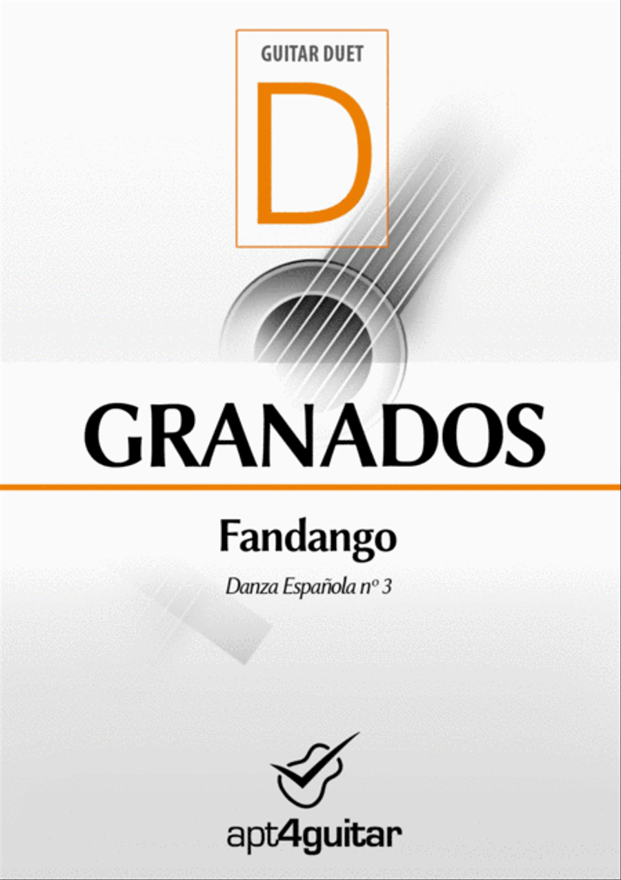 Fandango Classical Guitar scores gallery preview page 1