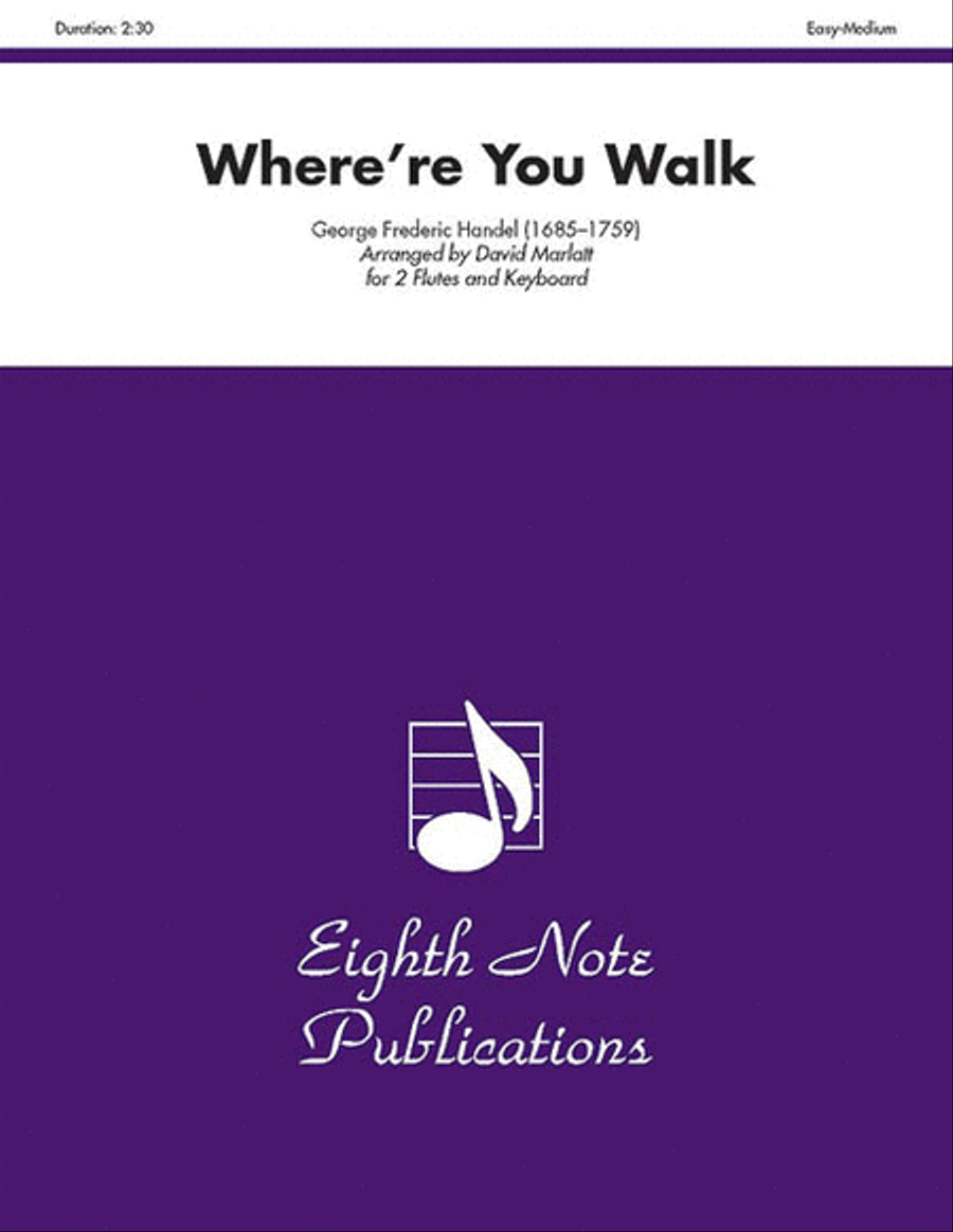 Where're You Walk Flute Duet scores gallery preview page 1