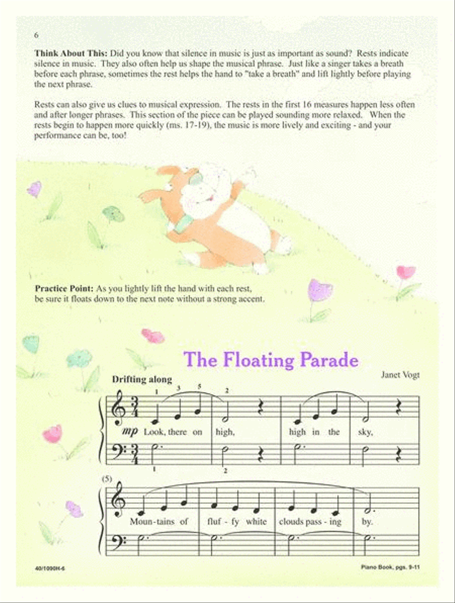 Master Class Series - Level 1A Piano Method scores gallery preview page 6