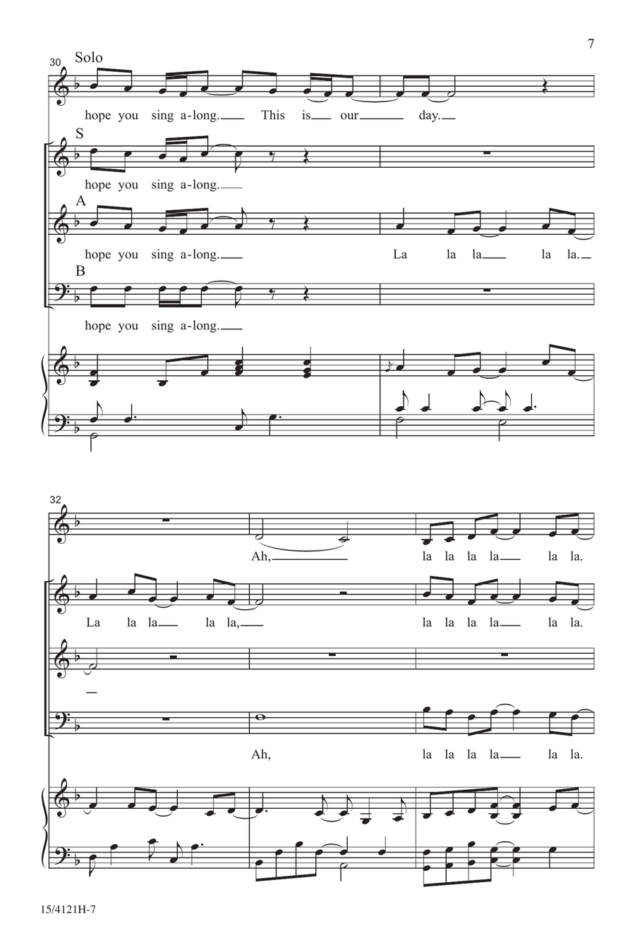 This Is Our Day Choir scores gallery preview page 7