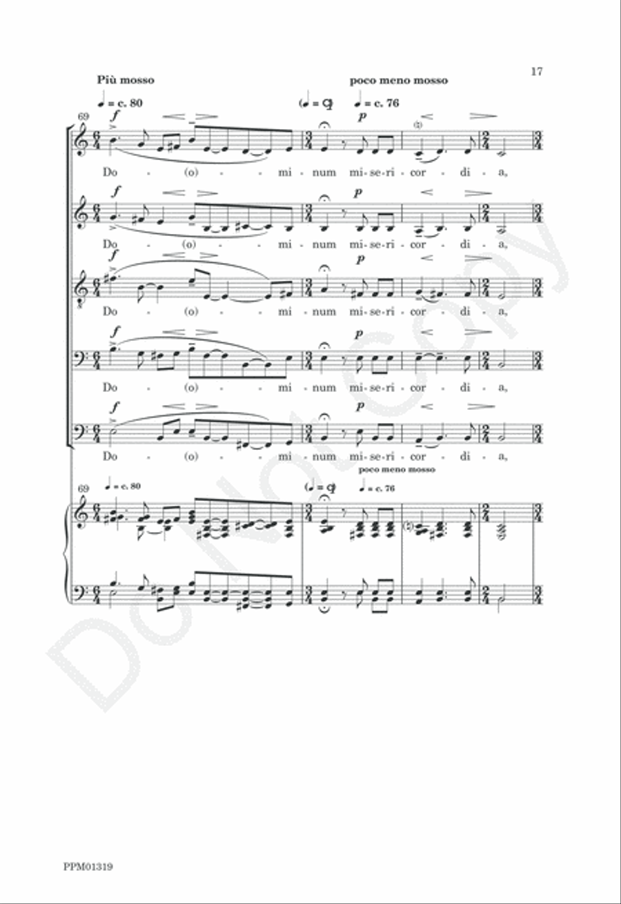 De Profundis A Cappella scores gallery preview page 20