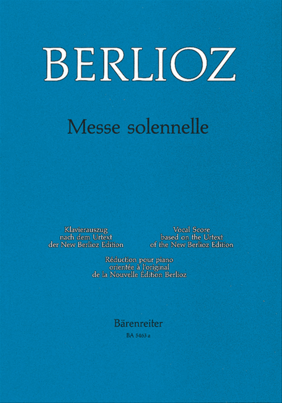 Messe solennelle Holoman 20 4-Part scores gallery preview page 1
