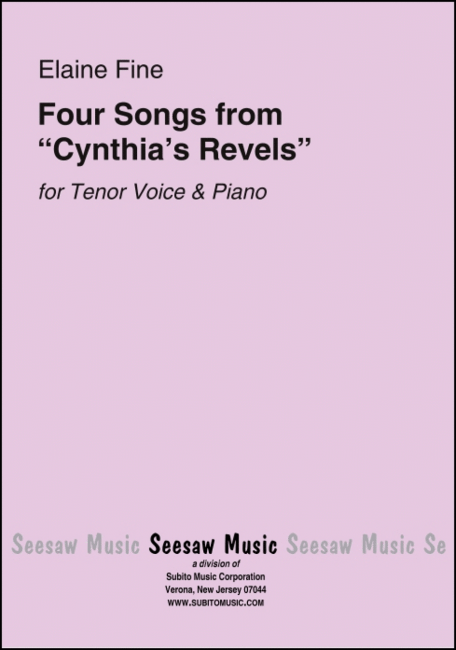 Four Songs from Â“CynthiaÂ’s RevelsÂ”