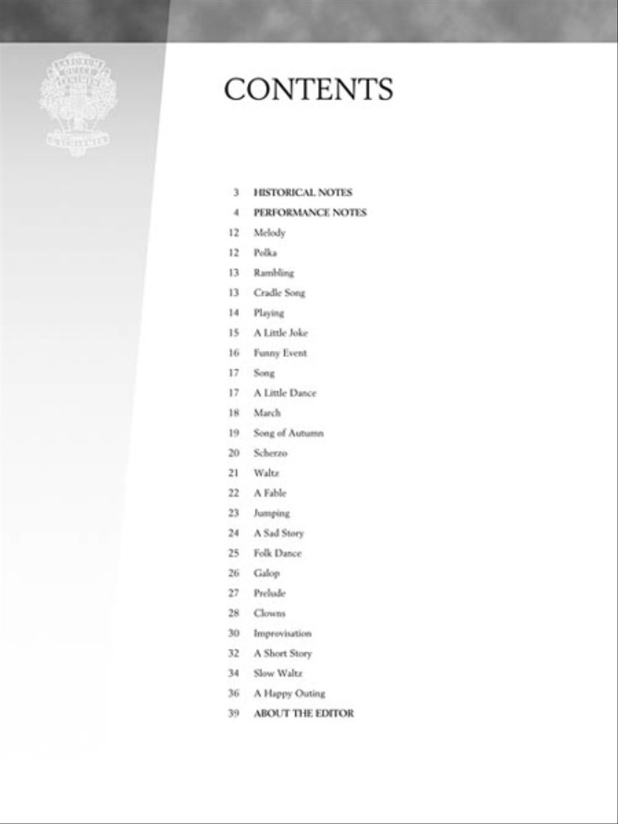 Kabalevsky – 24 Pieces for Children, Opus 39 Piano Solo scores gallery preview page 3