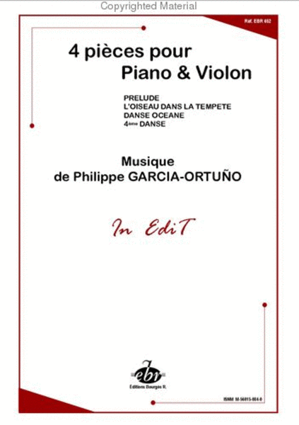 4 Danses Pour Piano & Violon