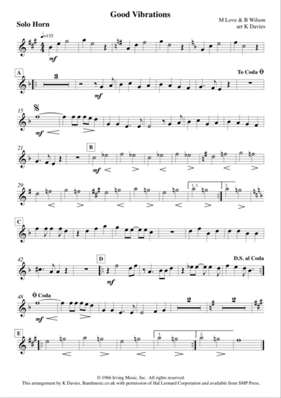 Good Vibrations Good Vibrations Small Ensemble scores gallery preview page 4