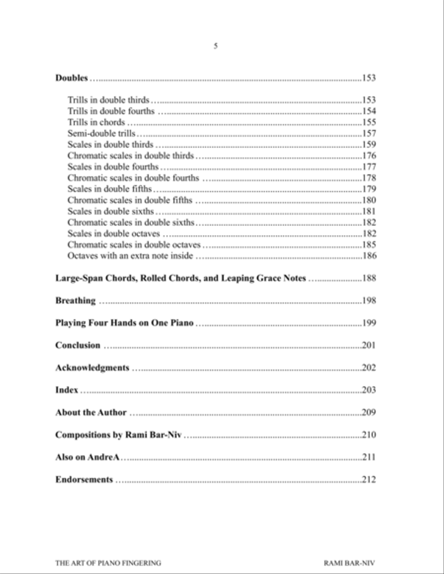 Book: The Art of Piano Fingering - Traditional, Advanced, and Innovative Piano Solo scores gallery preview page 6