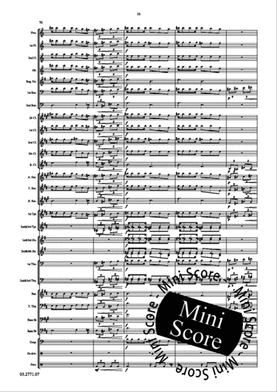 Bound Sketches Concert Band scores gallery preview page 18
