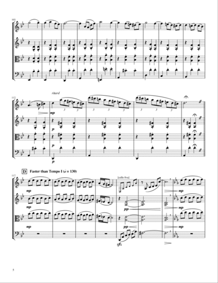 Merry-go-round Of Life String Trio scores gallery preview page 6