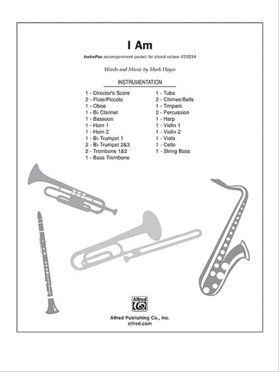 I Am I Am Choir scores gallery preview page 1