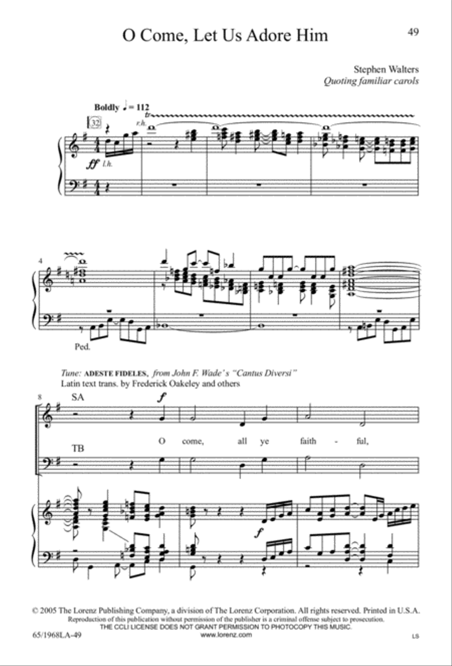 The Word Made Flesh 4-Part scores gallery preview page 51