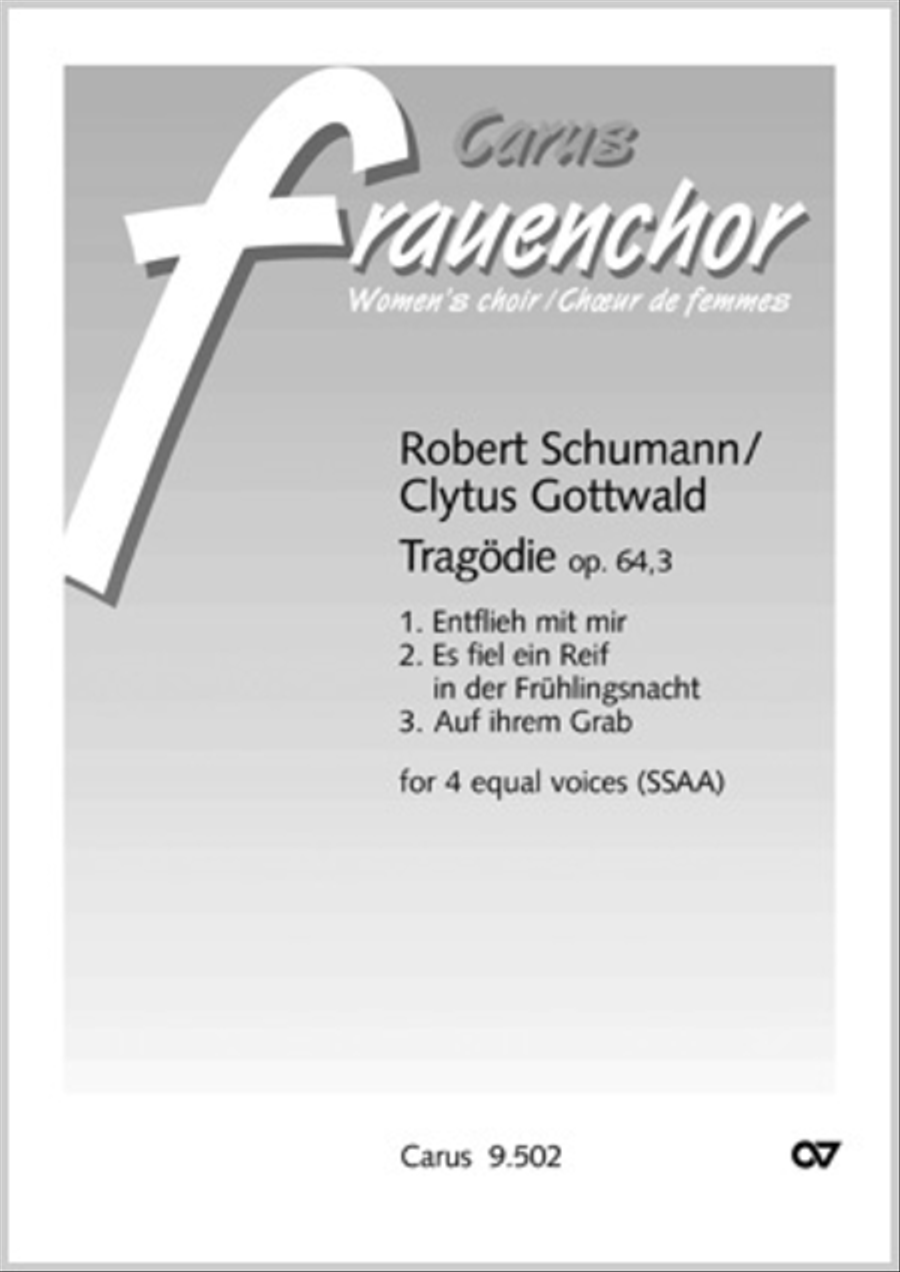 Schumann/Gottwald: Tragodie Choir scores gallery preview page 1