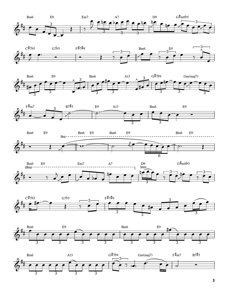 Summertime Summertime Tenor Saxophone scores gallery preview page 3