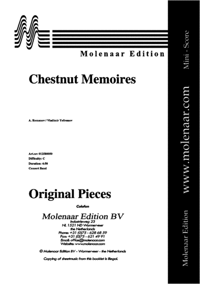 Chestnut Memoires image number null
