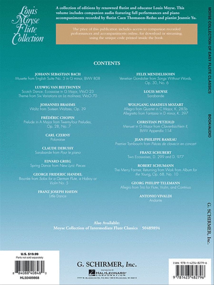 Moyse Collection of Easy Flute Classics Flute Solo scores gallery preview page 2