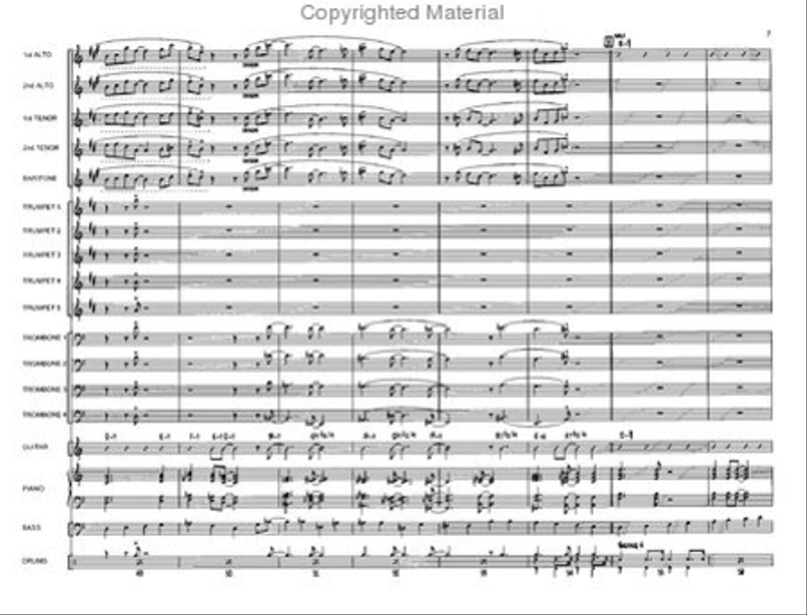 Northern Encounter Jazz Ensemble scores gallery preview page 8