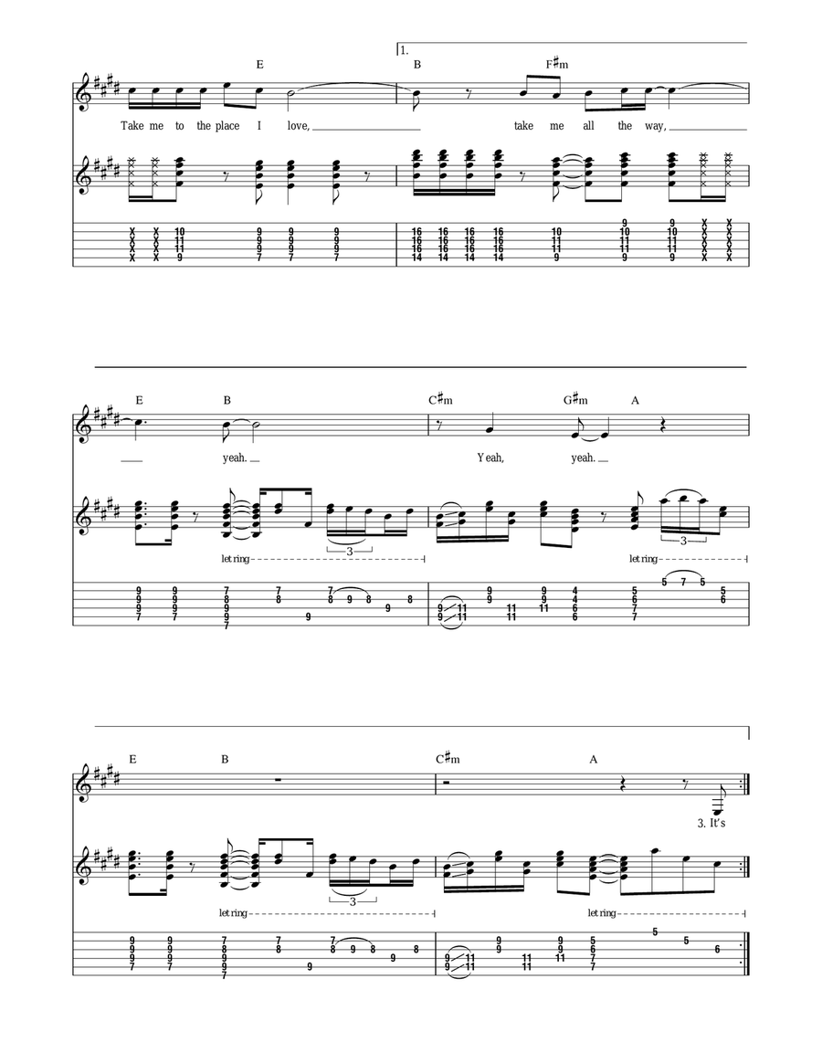 Under The Bridge Acoustic Guitar scores gallery preview page 5