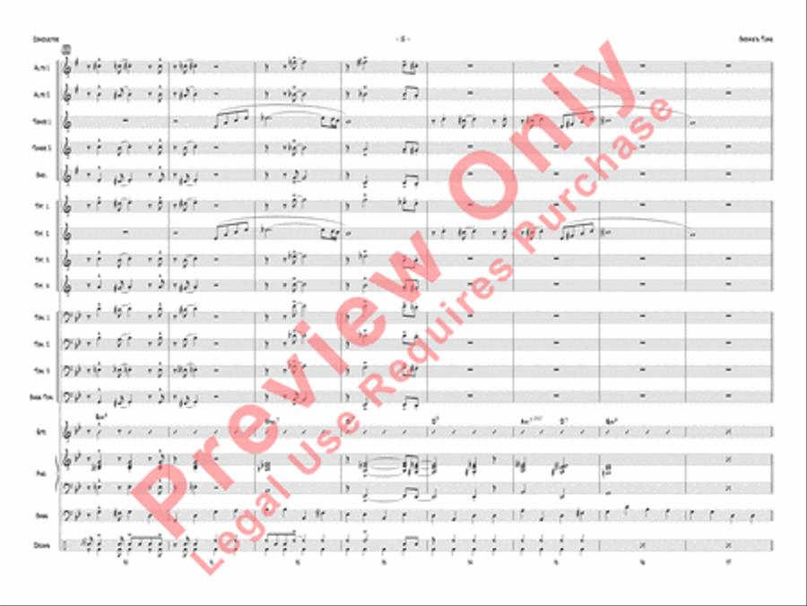 Bernie's Tune Bernie's Tune Jazz Ensemble scores gallery preview page 29