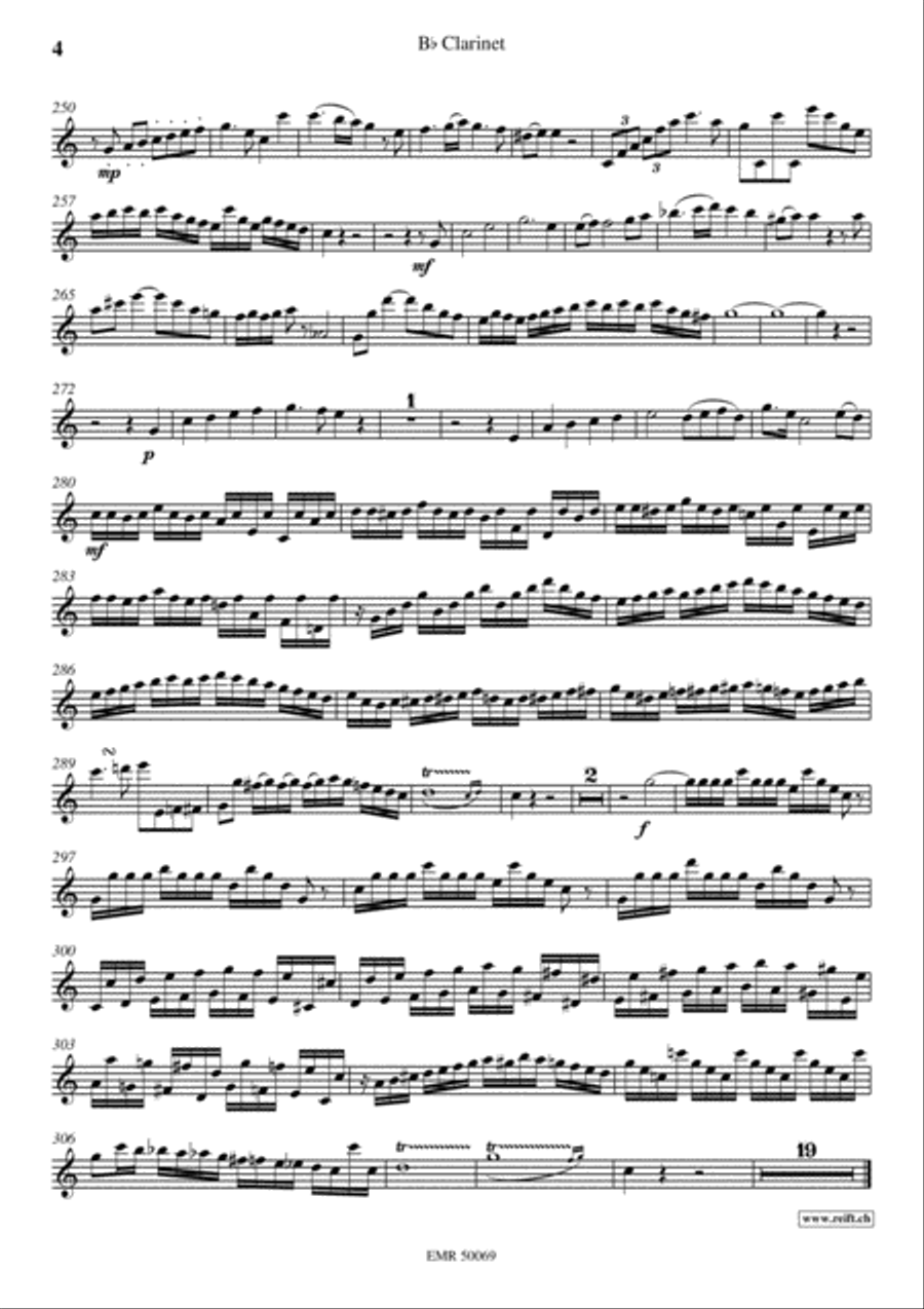 Grand Concerto Clarinet Solo scores gallery preview page 5
