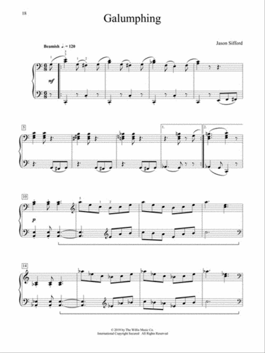 Beware the Jabberwock Piano scores gallery preview page 6