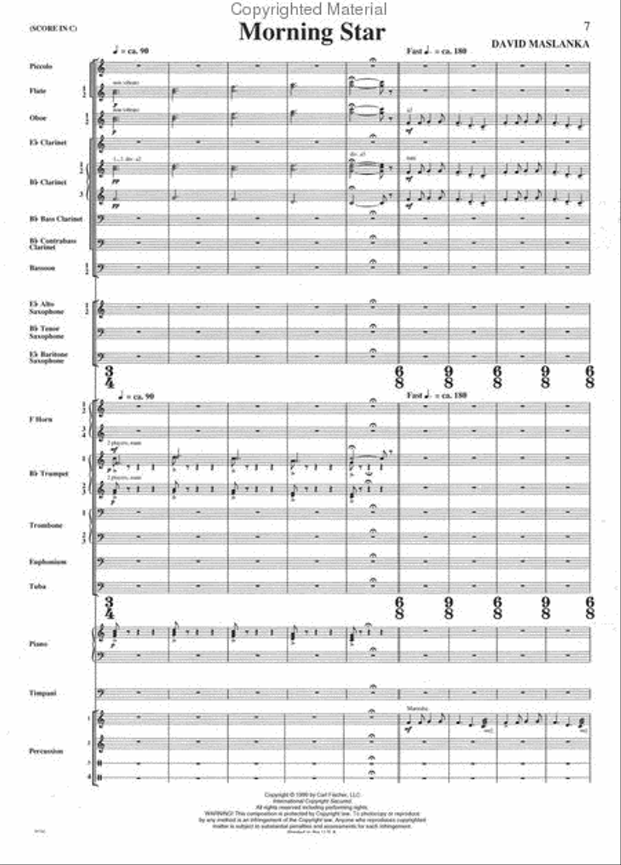 Morning Star Morning Star Concert Band scores gallery preview page 2