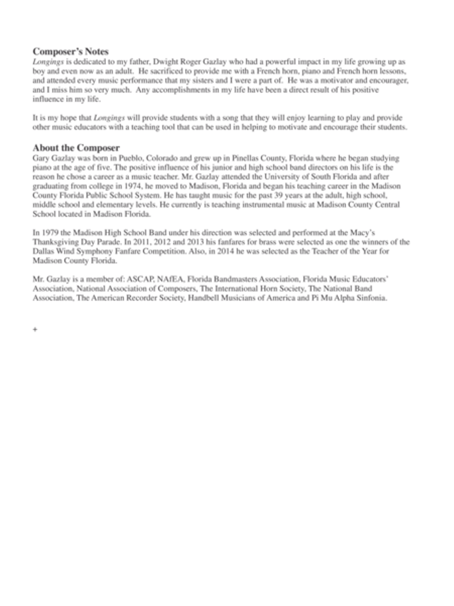Longings Horn scores gallery preview page 3