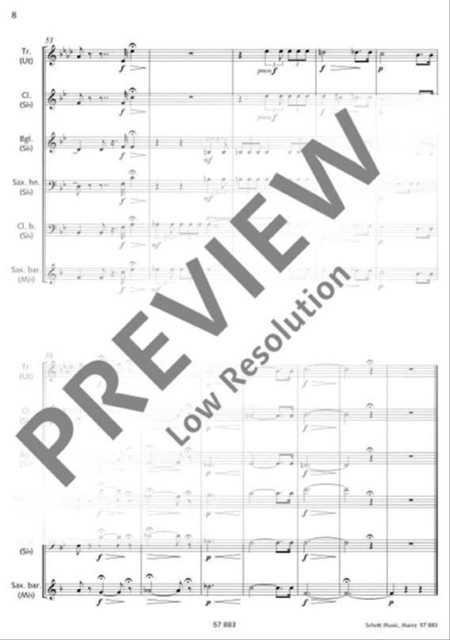 Hymne sacré Hymne sacré Clarinet scores gallery preview page 9