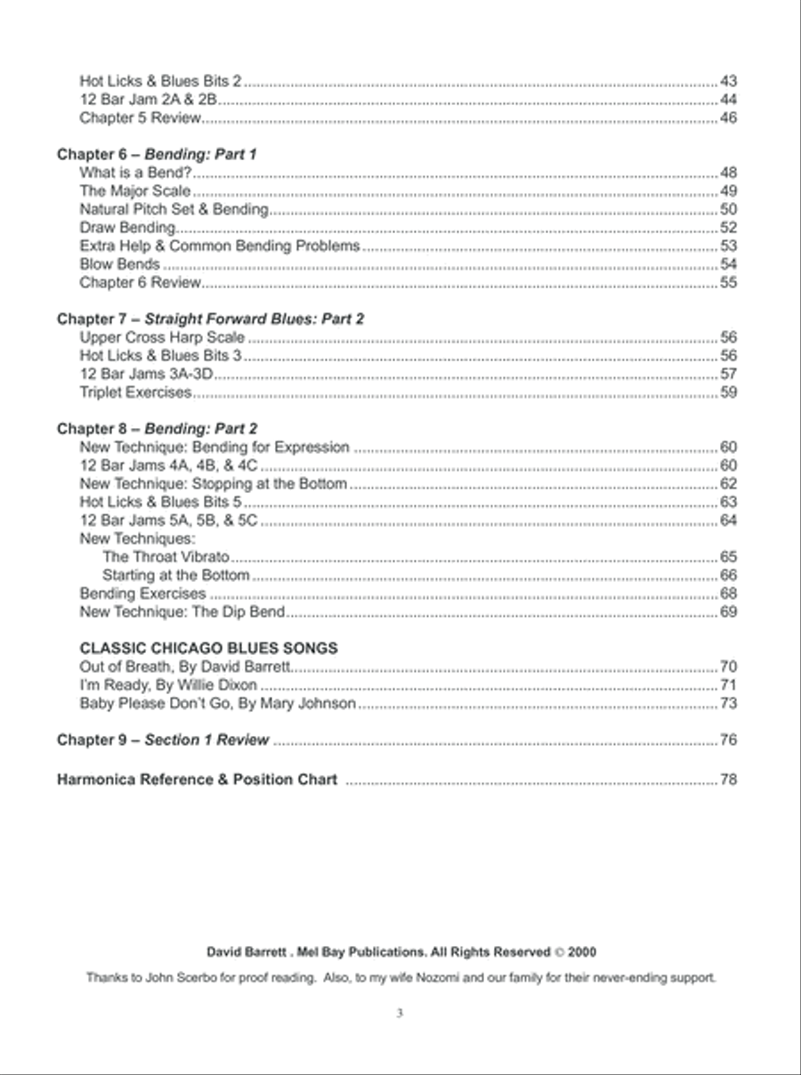 Classic Chicago Blues Harp #1 Level 2 Harmonica scores gallery preview page 4