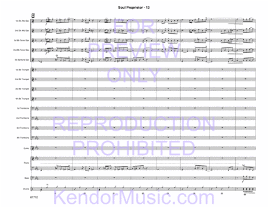 Soul Proprietor Soul Proprietor Jazz Ensemble scores gallery preview page 15