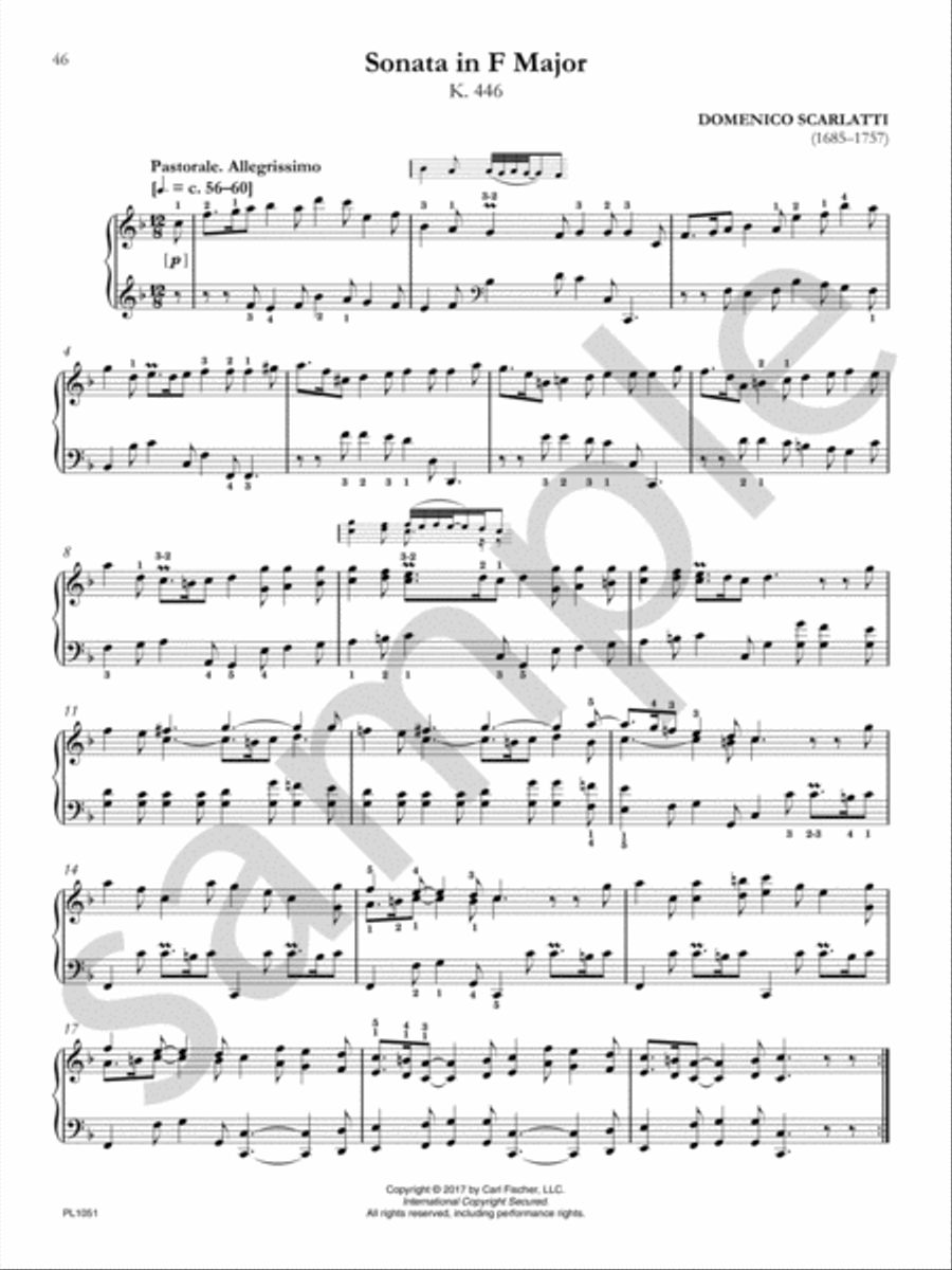 The Pastorale The Pastorale Piano Solo scores gallery preview page 11