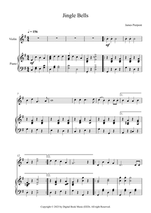 Jingle Bells, James Pierpont (Violin + Piano)