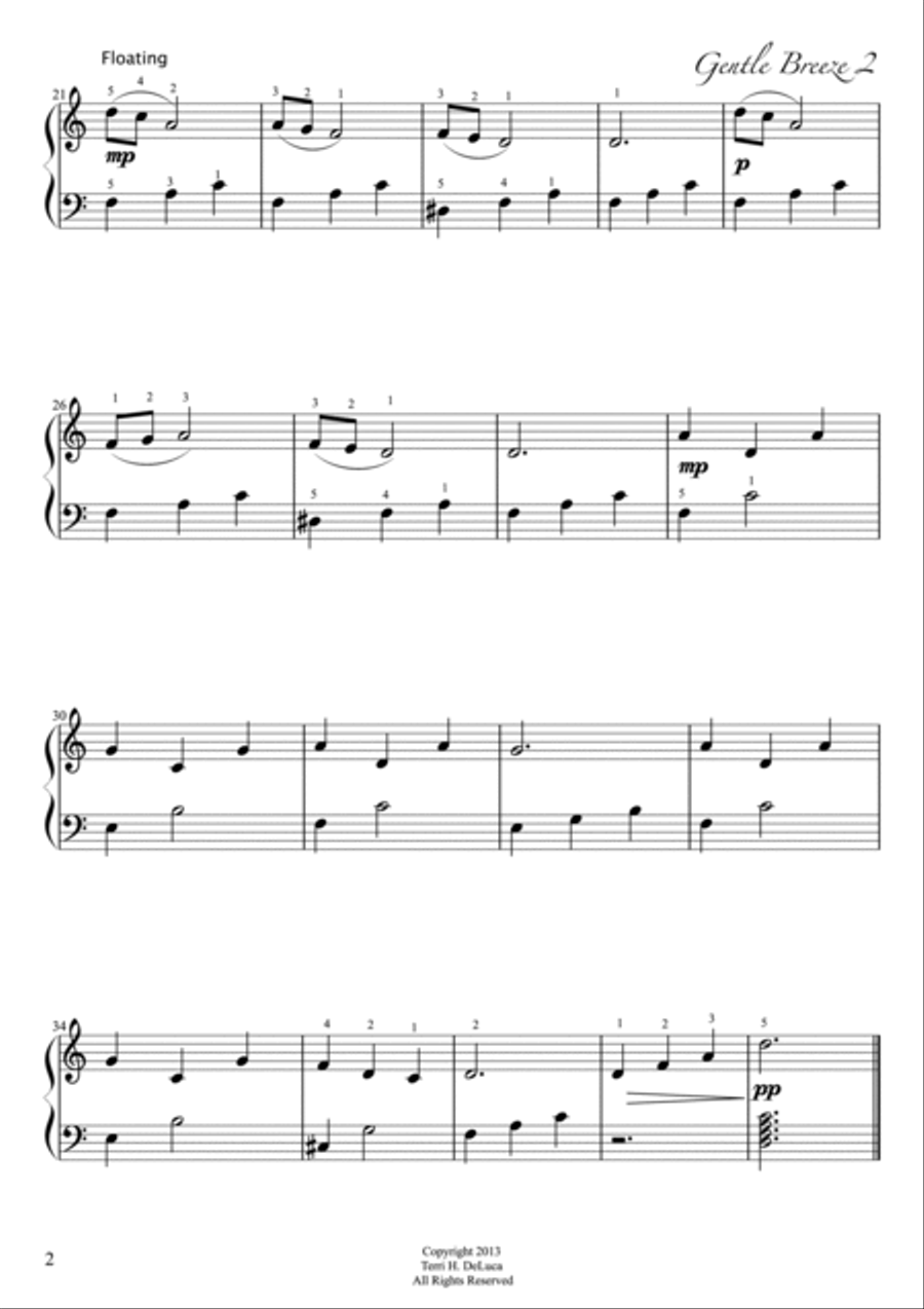 Gentle Breeze Levels 1,2,3,4 Piano Method scores gallery preview page 6