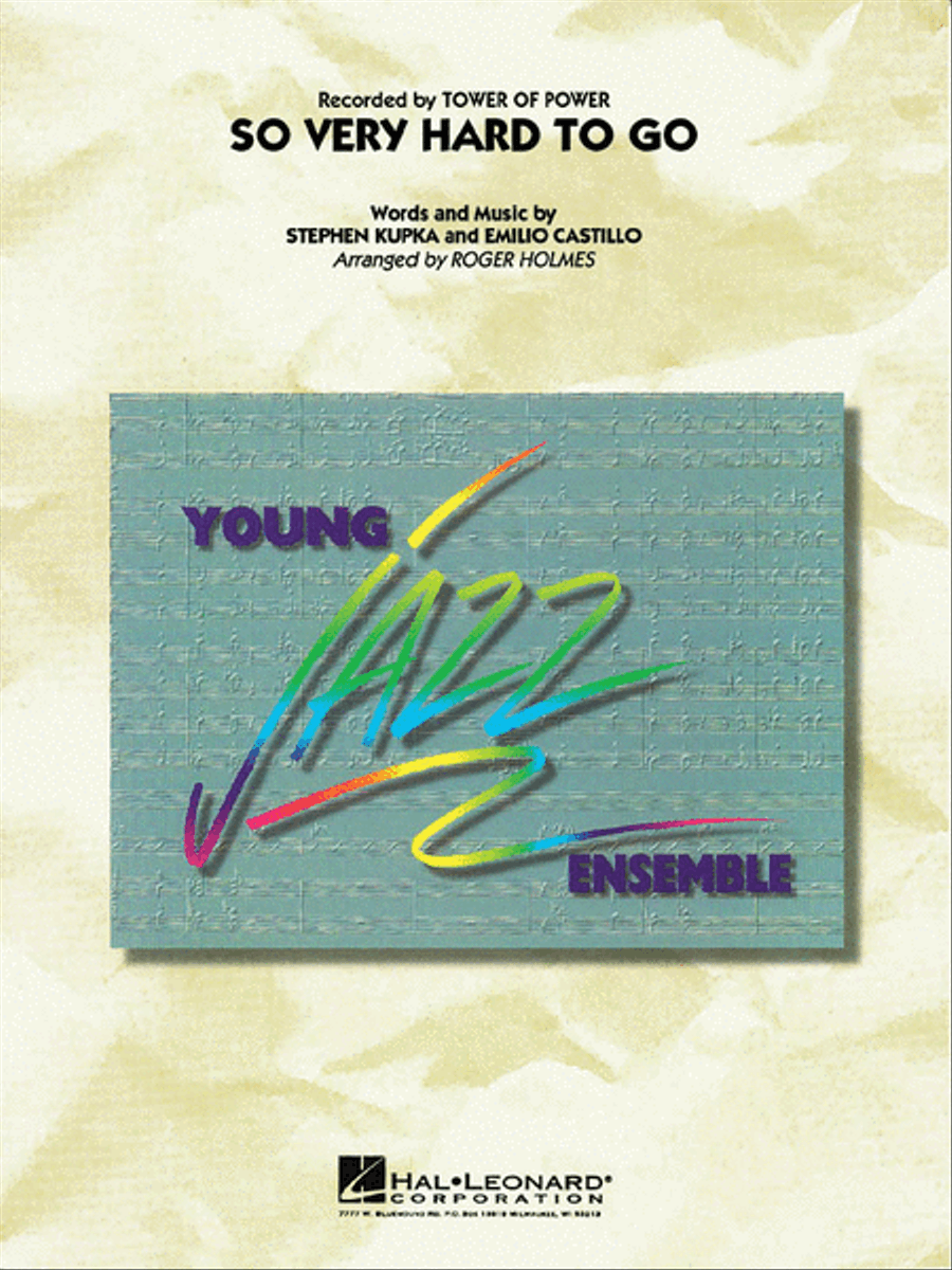 So Very Hard to Go Jazz Ensemble scores gallery preview page 1