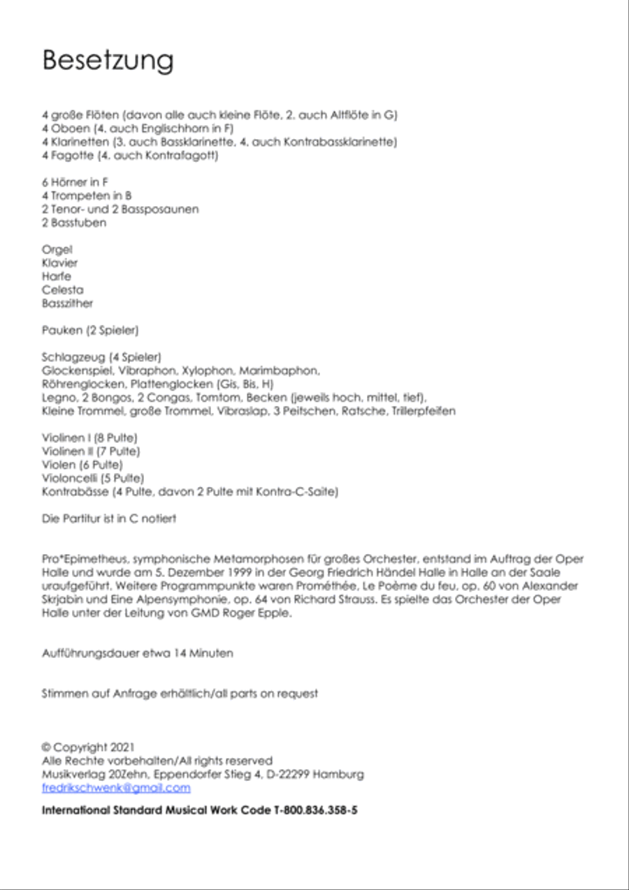 ProEpimetheus Full Orchestra scores gallery preview page 2