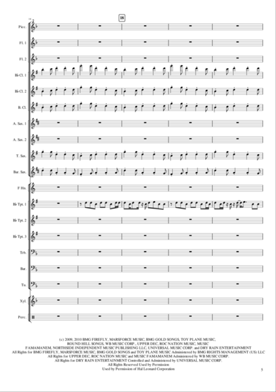 Just The Way You Are Just The Way You Are Small Ensemble scores gallery preview page 5