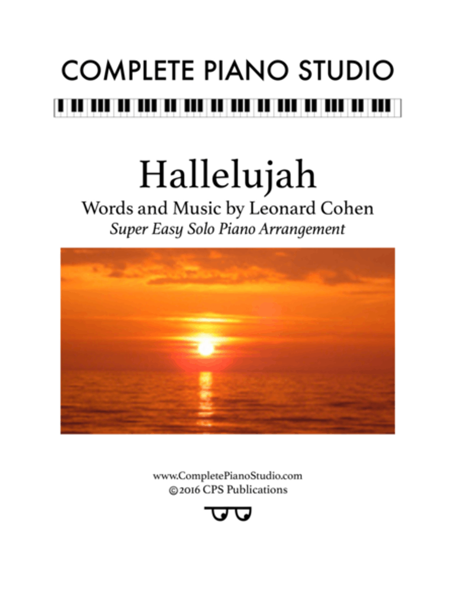 Hallelujah Hallelujah Easy Piano scores gallery preview page 1