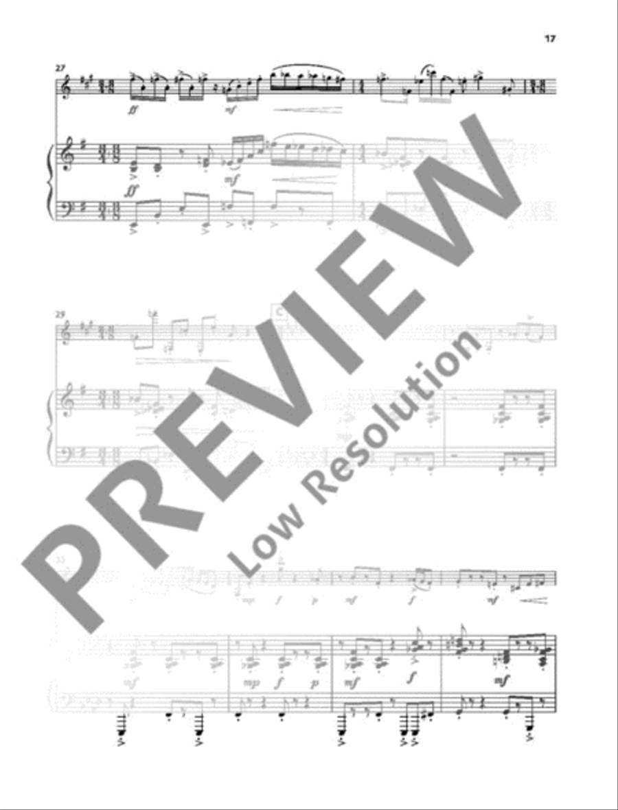 Sonate B-Flat Clarinet scores gallery preview page 18