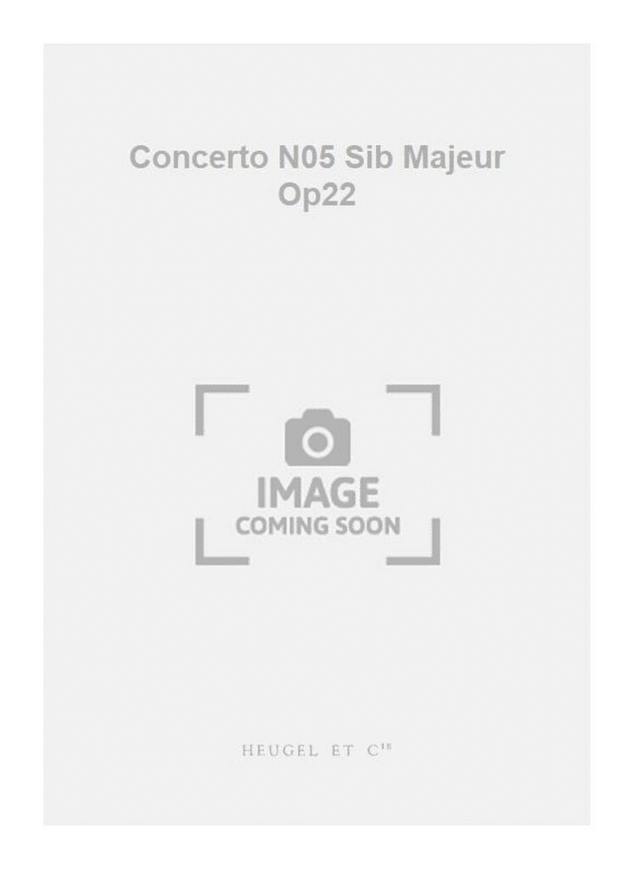 Concerto N05 Sib Majeur Op22 Piano Solo scores gallery preview page 1
