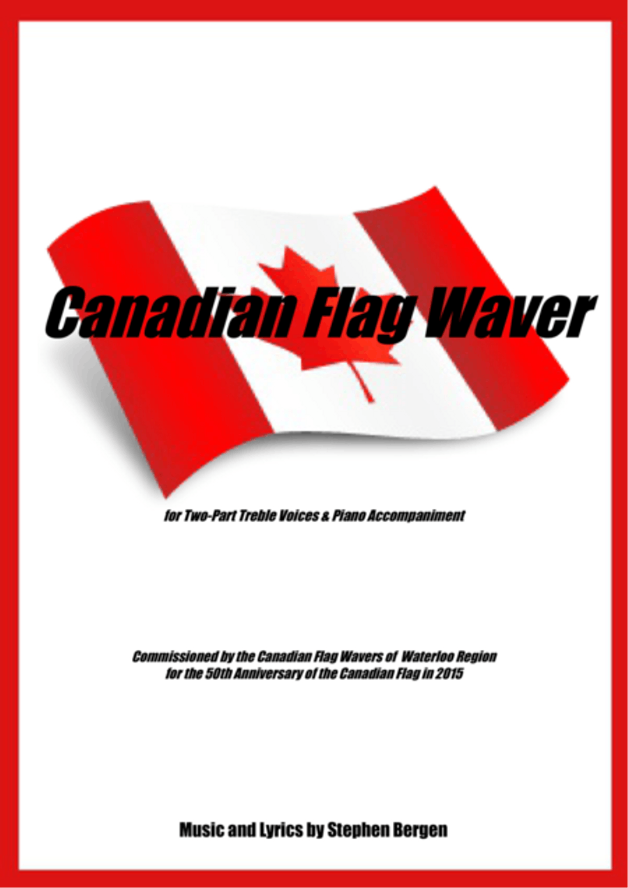 Canadian Flag Waver Canadian Flag Waver Choir scores gallery preview page 1