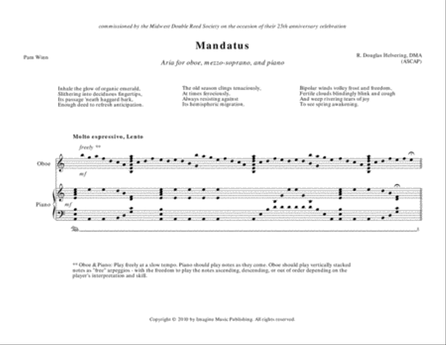 Mandatus Mandatus Mezzo-Soprano Voice scores gallery preview page 2