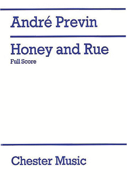 Honey and Rue by Andre Previn Orchestra - Sheet Music
