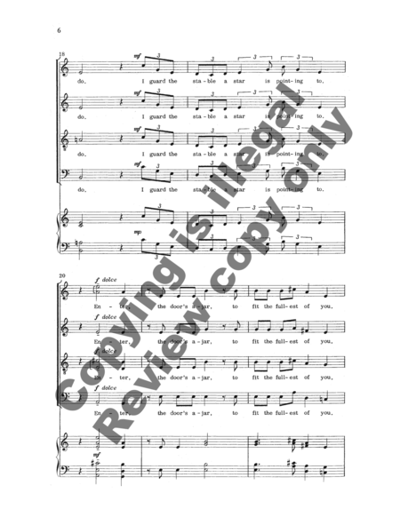 Nativity Madrigals (Choral Score)