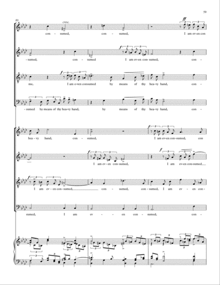 Songs of Farewell Divisi scores gallery preview page 75